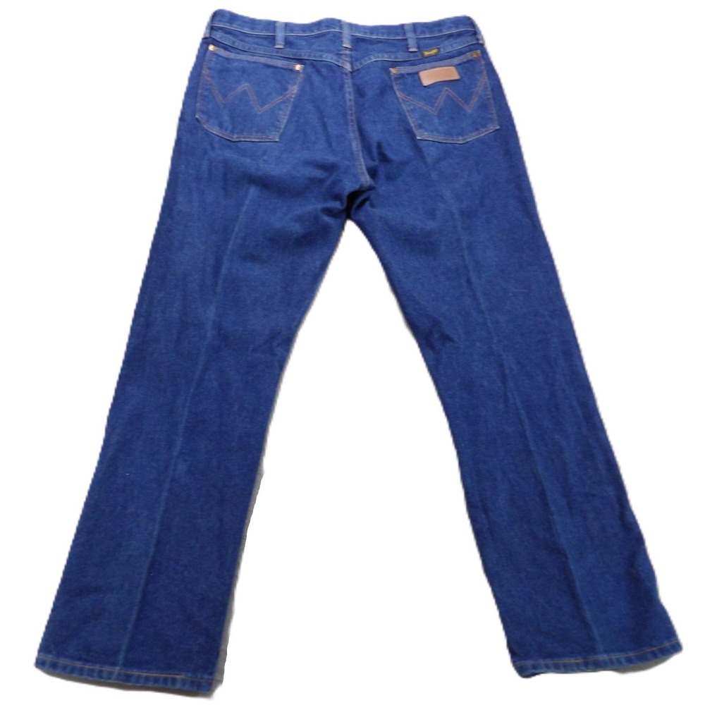 VTG Wrangler 13MWZPW‎ Cowboy Cut Jeans Men W38 L30 Made USA 90s Dark Wash Denim